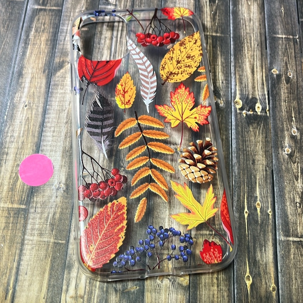 5for$10 Fall Harvest Leafs and Berries IPhone 11 and IPhone XR Phone Case NWT